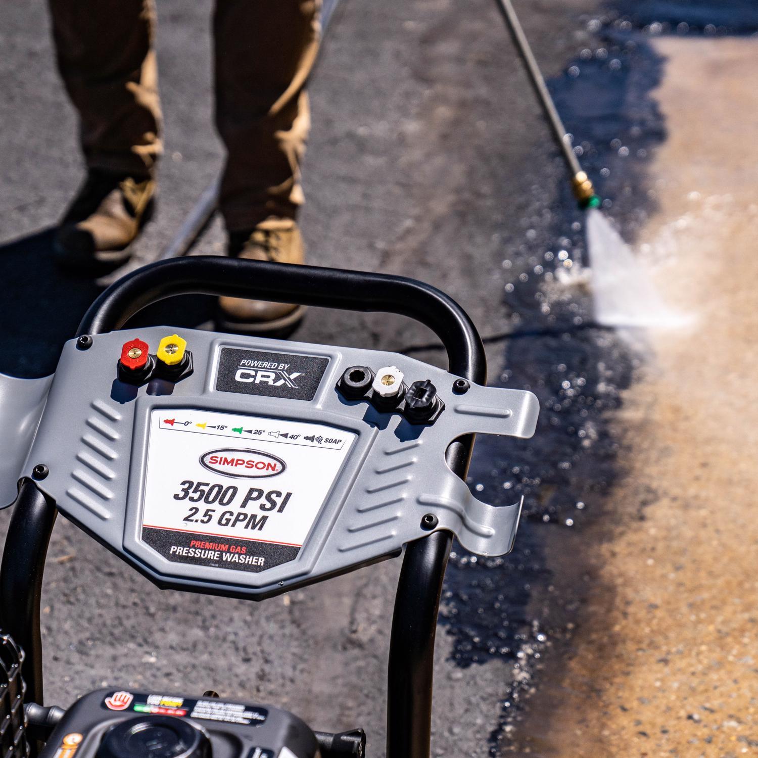  Simpson PowerShot CRX 3500 Psi Gas 2.5 Gpm Pressure Washer