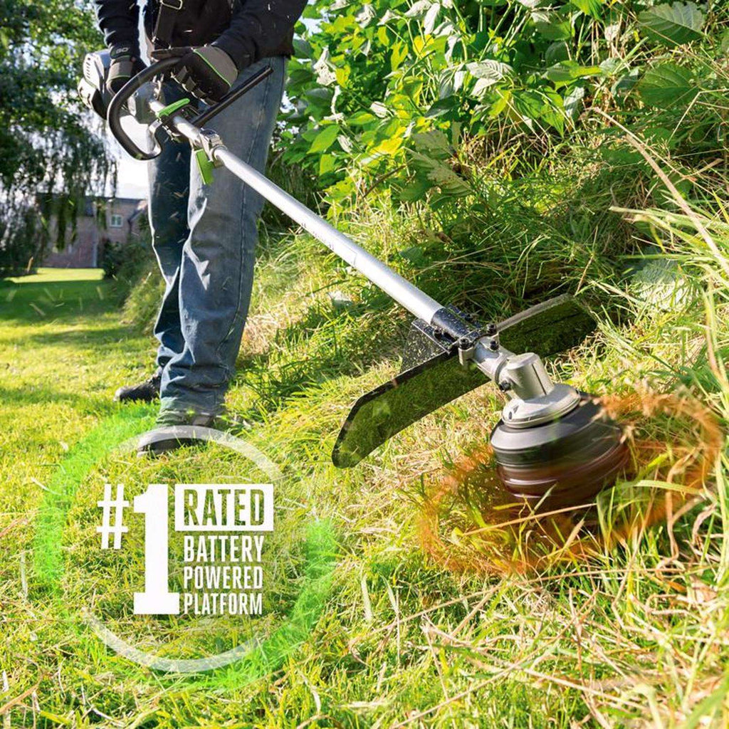  EGO Power+ Multi-Head System MST1501 15 In. 56 V Battery String Trimmer Kit (Battery & Charger) W/ 5.0 AH BATTERY