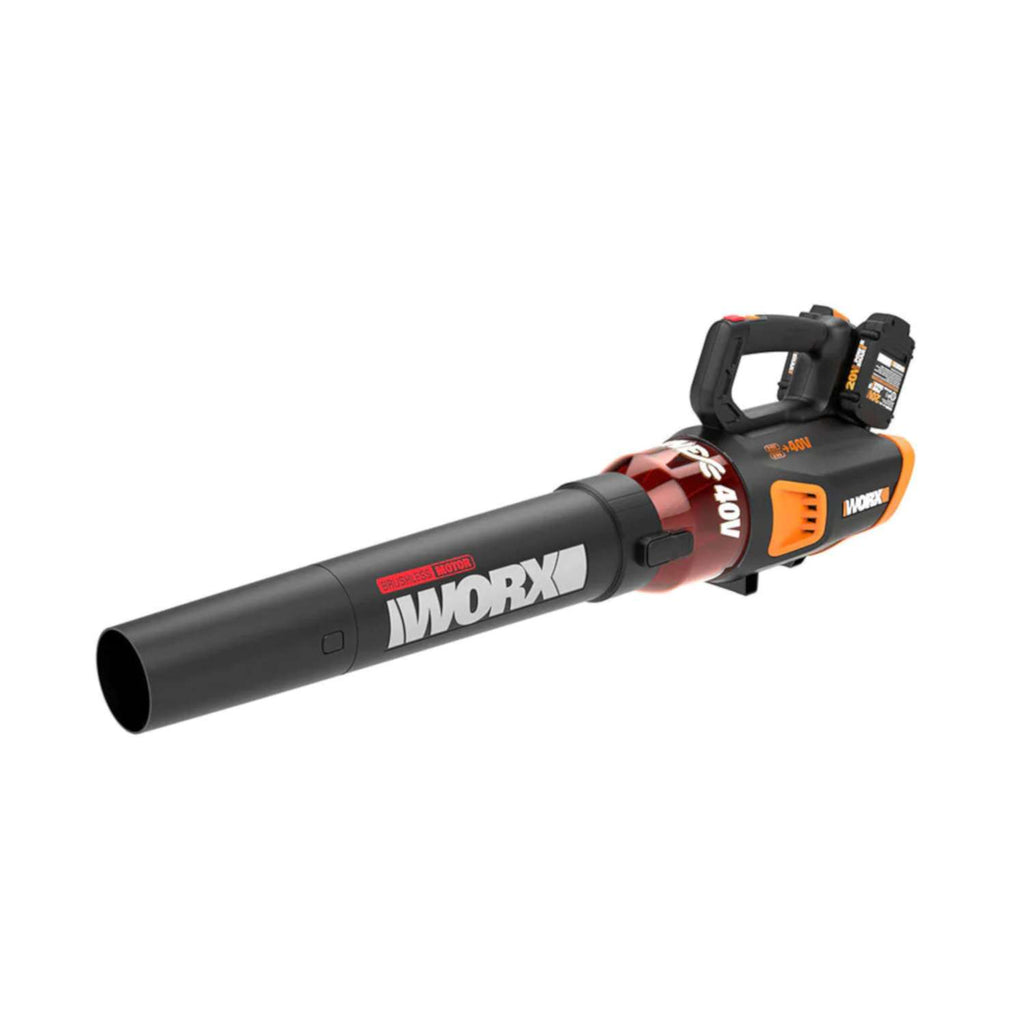  Worx 95 Mph 470 CFM 40 V Battery Handheld Leaf Blower Kit (Battery & Charger)