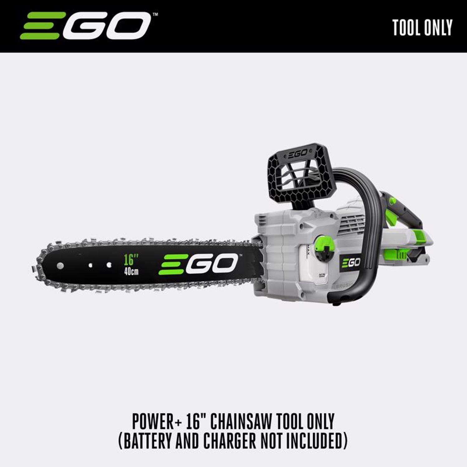  EGO Power+ CS1610 16 In. 40 Cc 56 V Battery Chainsaw Tool Only