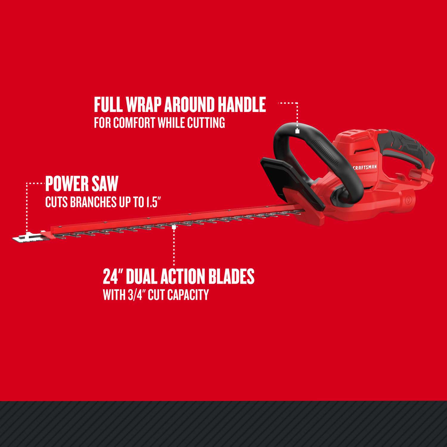  Craftsman CMEHTS8022 22 In. Electric Hedge Trimmer