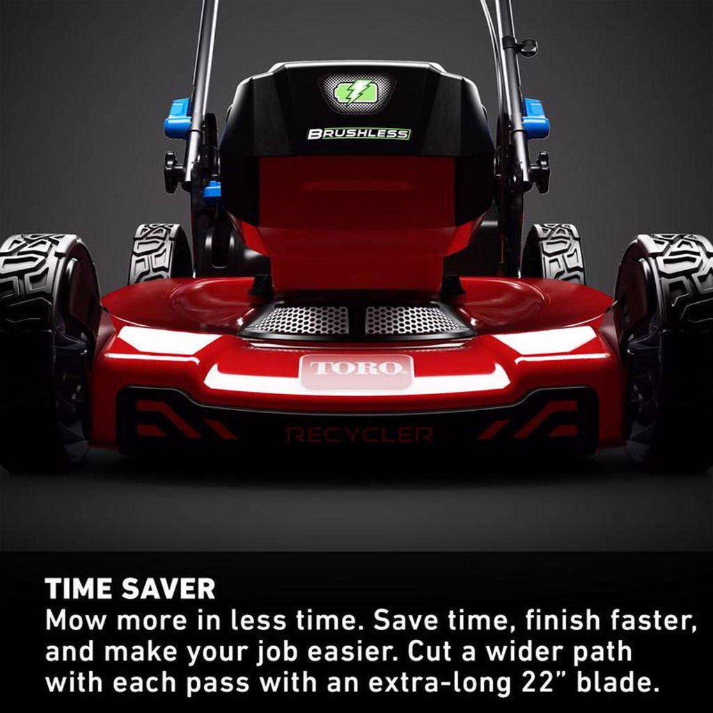  Toro Recycler 21466 22 In. 60 V Battery Self-Propelled Lawn Mower Kit (Battery & Charger)