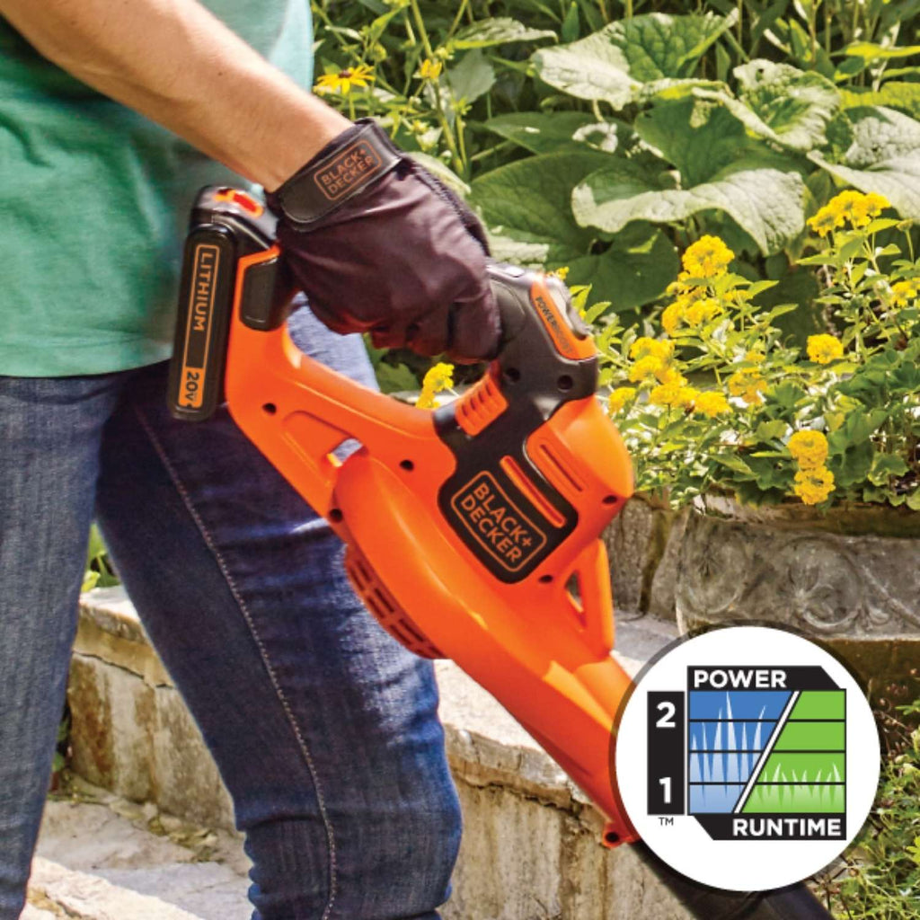 Black & Decker Black+Decker 130 Mph 100 CFM 20 V Battery Handheld Sweeper Kit (Battery & Charger)