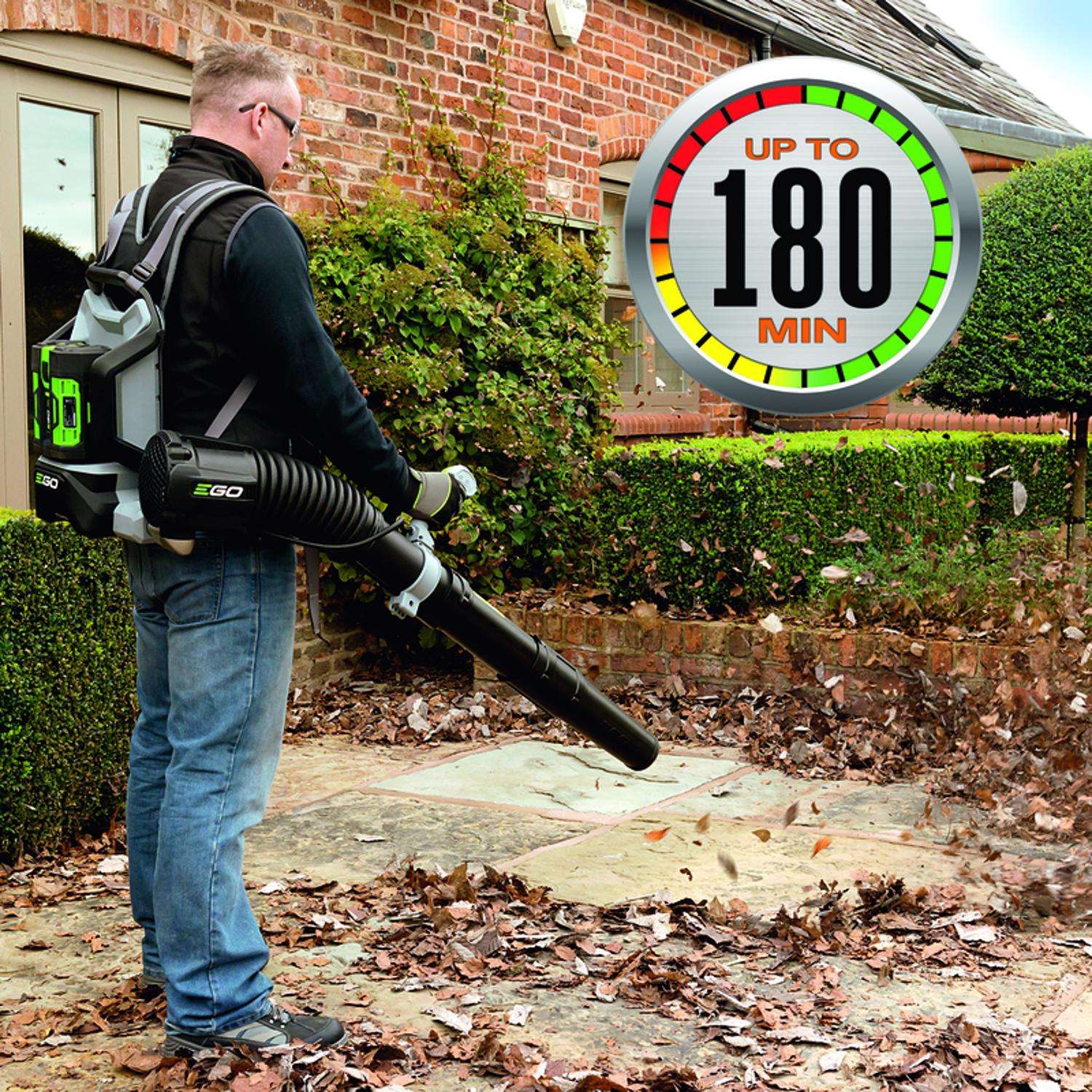  EGO Power+ LB6003 145 Mph 600 CFM 56 V Battery Backpack Leaf Blower Kit (Battery & Charger) W/ 7.5 AH BATTERY