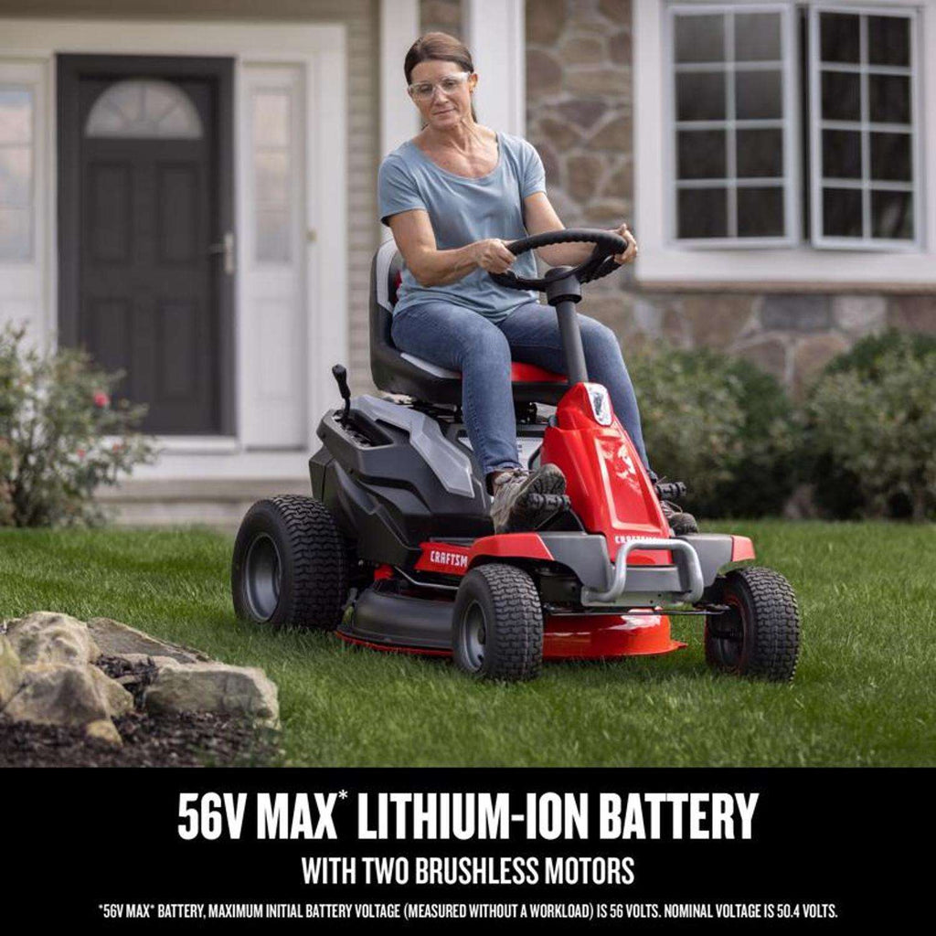  Craftsman CMCRM233301 30 In. Electric 56 V Battery Riding Mower Kit (Battery & Charger)