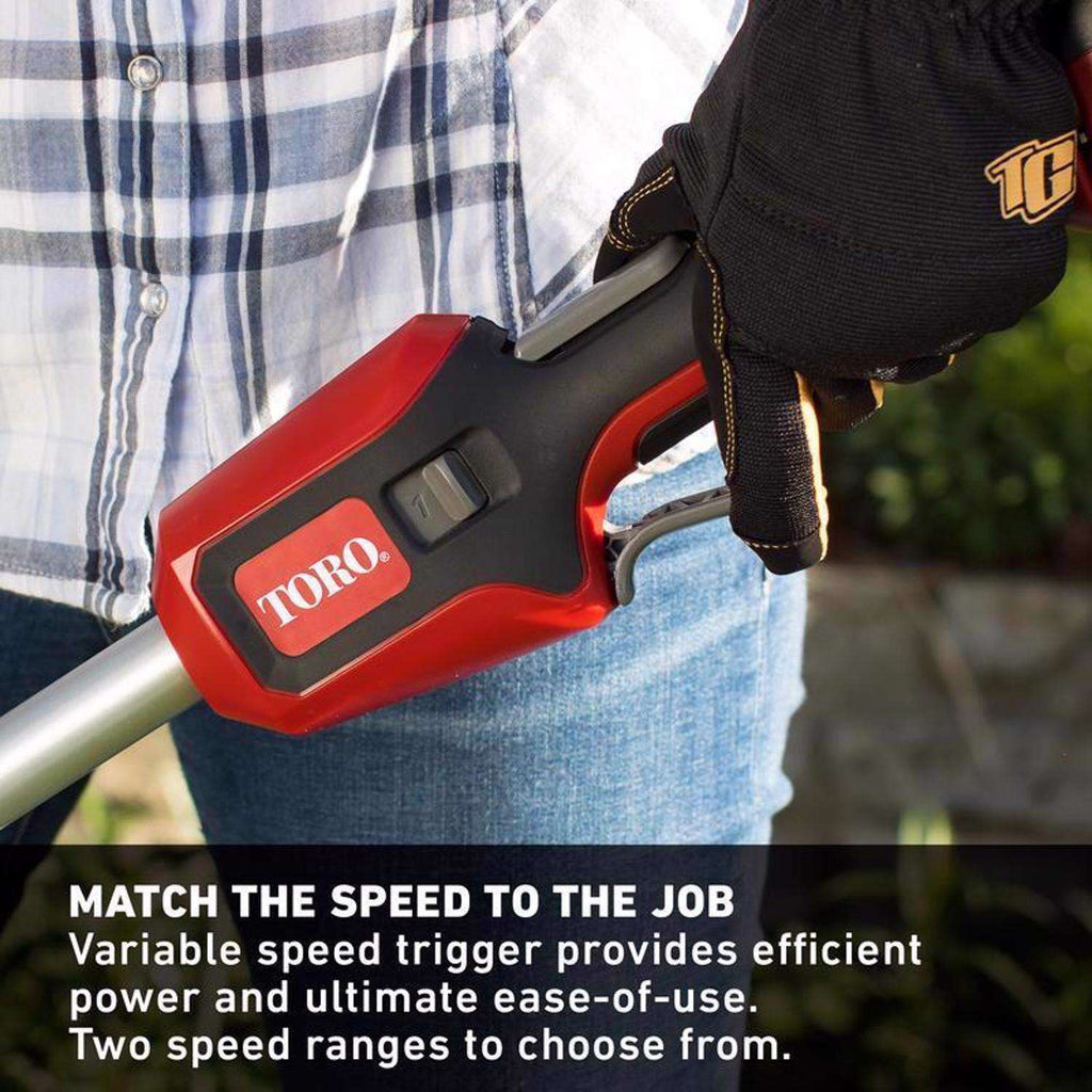  Toro Flex Force 51831 15 In. 60 V Battery String Trimmer Kit (Battery & Charger)