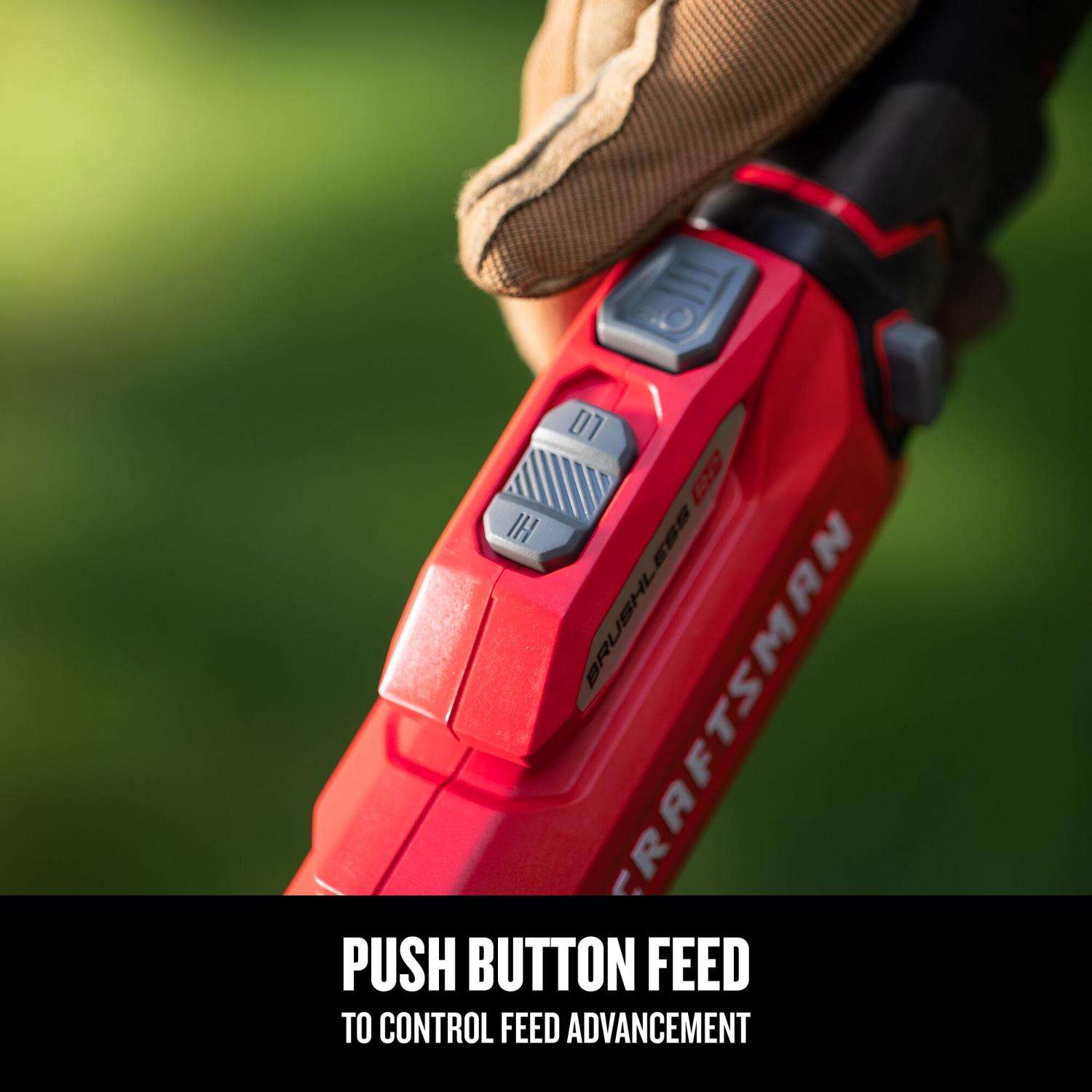  Craftsman V20 BRUSHLESS RP CMCK497P1 13 In. 20 V Battery String Trimmer Kit (Battery & Charger)
