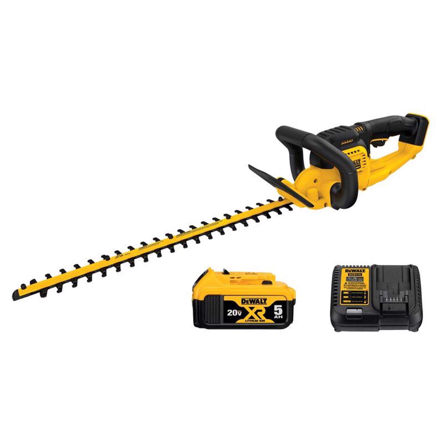  DeWalt 20V MAX DCHT820P1 22 In. 20 V Battery Hedge Trimmer Kit (Battery & Charger)