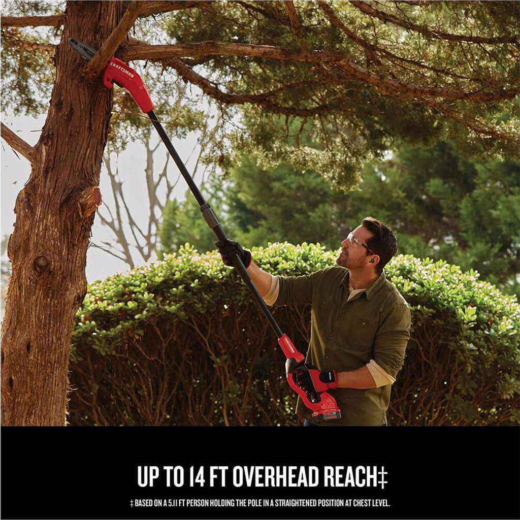 Craftsman 8 In. 20 V Battery Chainsaw/Pole Saw Combo Kit (Battery & Charger)