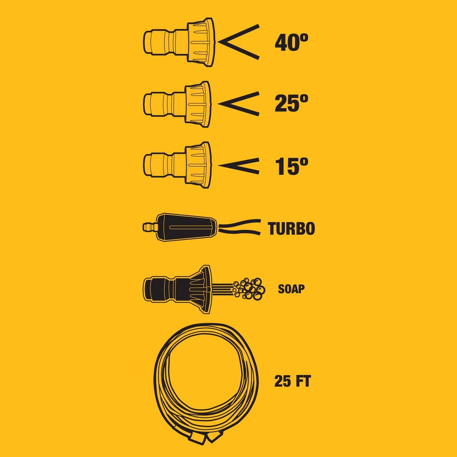  DeWalt DWPW2400 OEM Branded 2400 Psi Electric 1.1 Gpm Pressure Washer