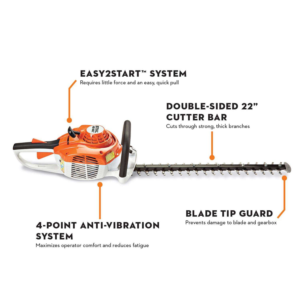  STIHL HS 46 C-E 22 In. 650 V Gas Hedge Trimmer