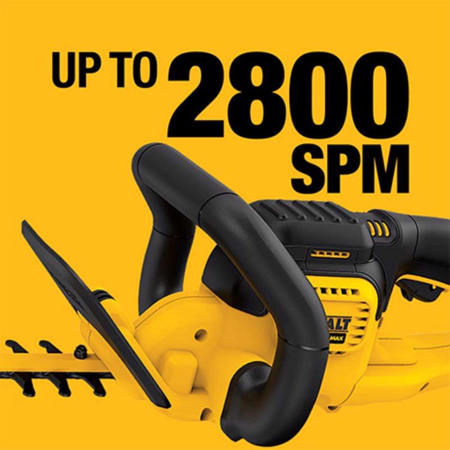 DeWalt 20V MAX DCHT820B 22 In. 20 V Battery Hedge Trimmer Tool Only