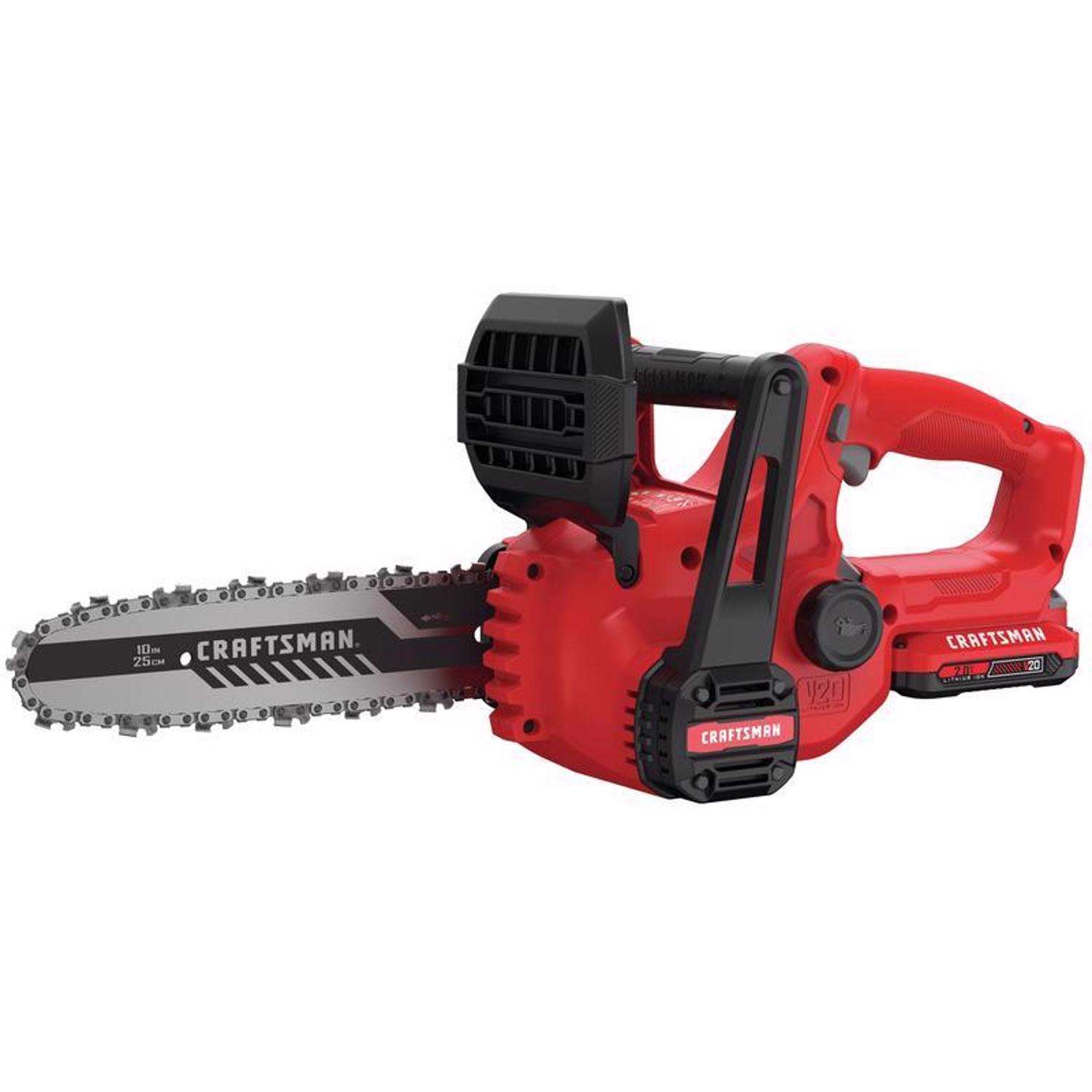  Craftsman V20 CMCCS610D1 10 In. Battery Chainsaw Kit (Battery & Charger)