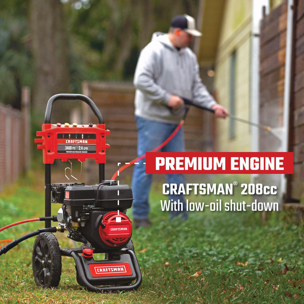  Craftsman (49-State) CMXGWFN061325 3200 Psi Gas 2.4 Gpm Pressure Washer