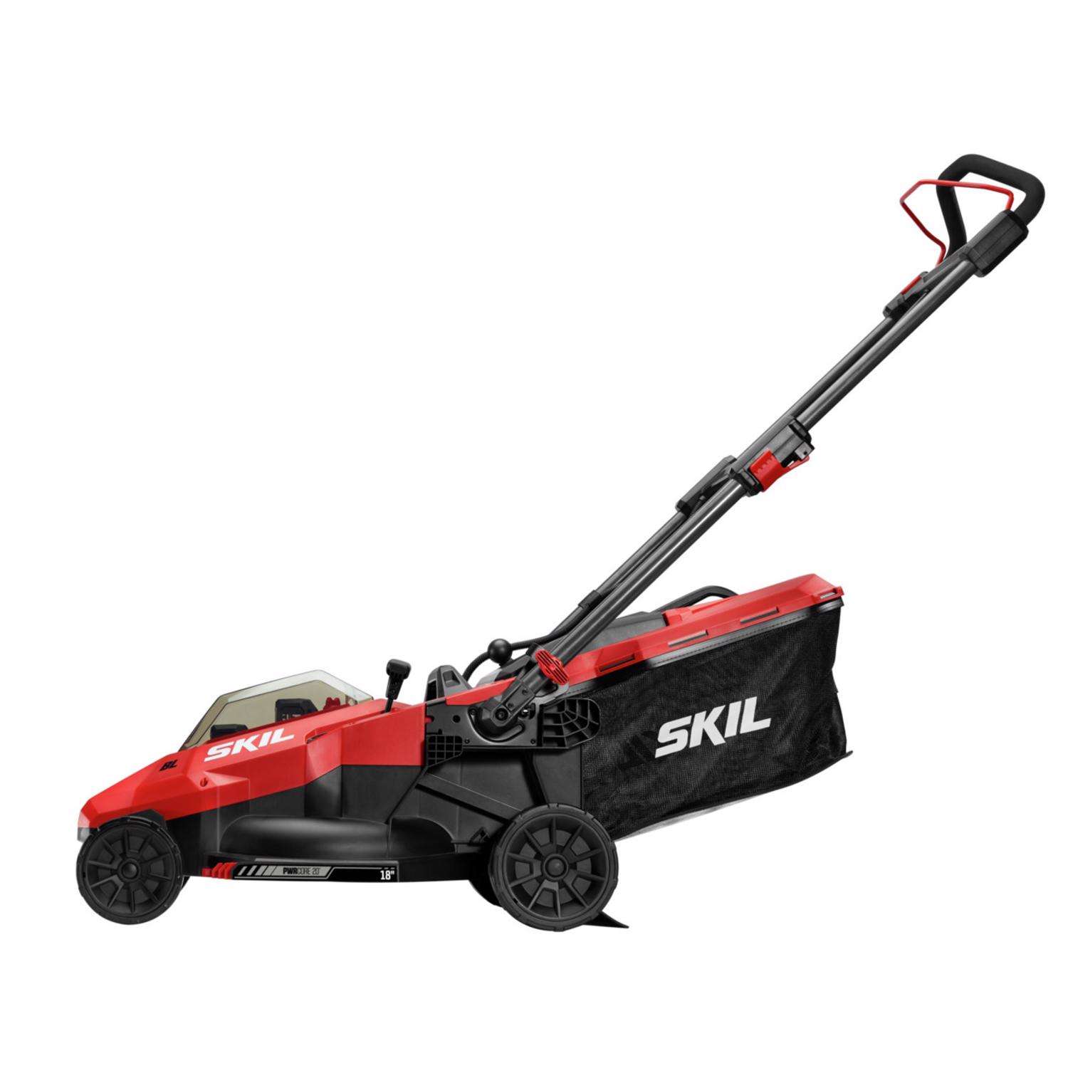  SKIL PWR CORE 20 PM4912B-20 18 In. Battery Lawn Mower Kit (Battery & Charger)