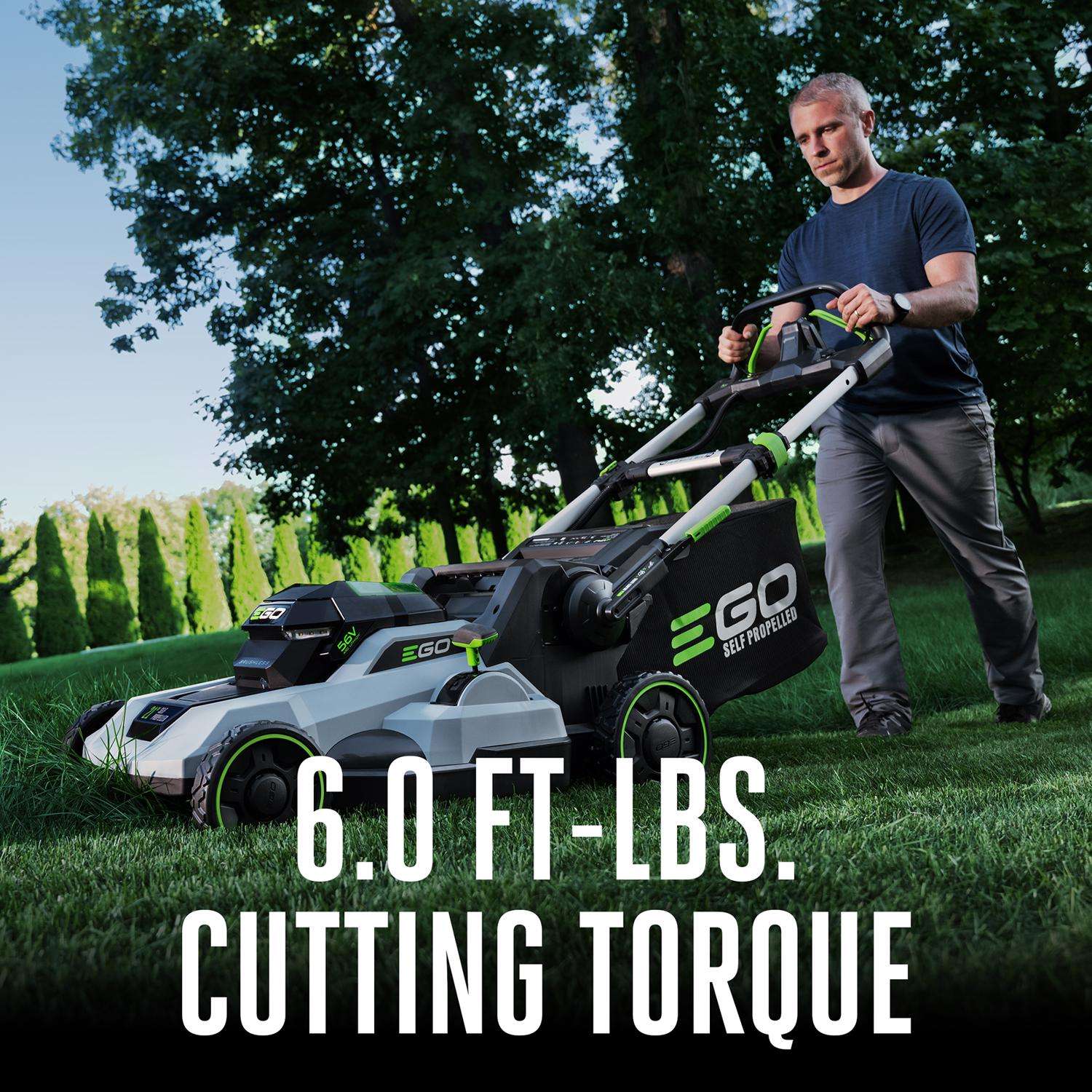  EGO Power+ LM2114SP 21 In. 56 V Battery Self-Propelled Lawn Mower Kit (Battery & Charger) W/ 6.0 AH BATTERY