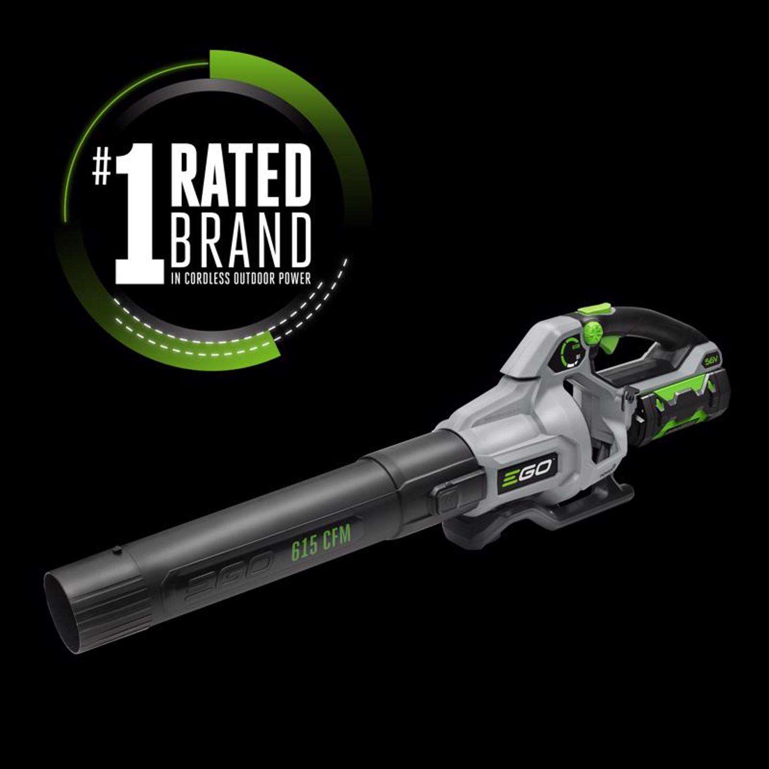  EGO Power+ LB6153 170 Mph 615 CFM 56 V Battery Handheld Leaf Blower Kit (Battery & Charger) W/ 4.0 AH BATTERY