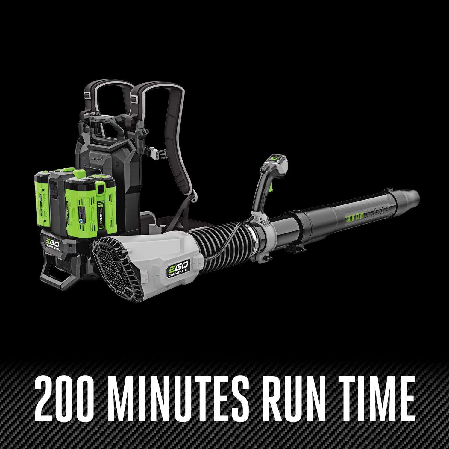  EGO Commercial LBPX8006-2 190 Mph 800 CFM 56 V Battery Backpack Leaf Blower Kit (Battery & Charger)