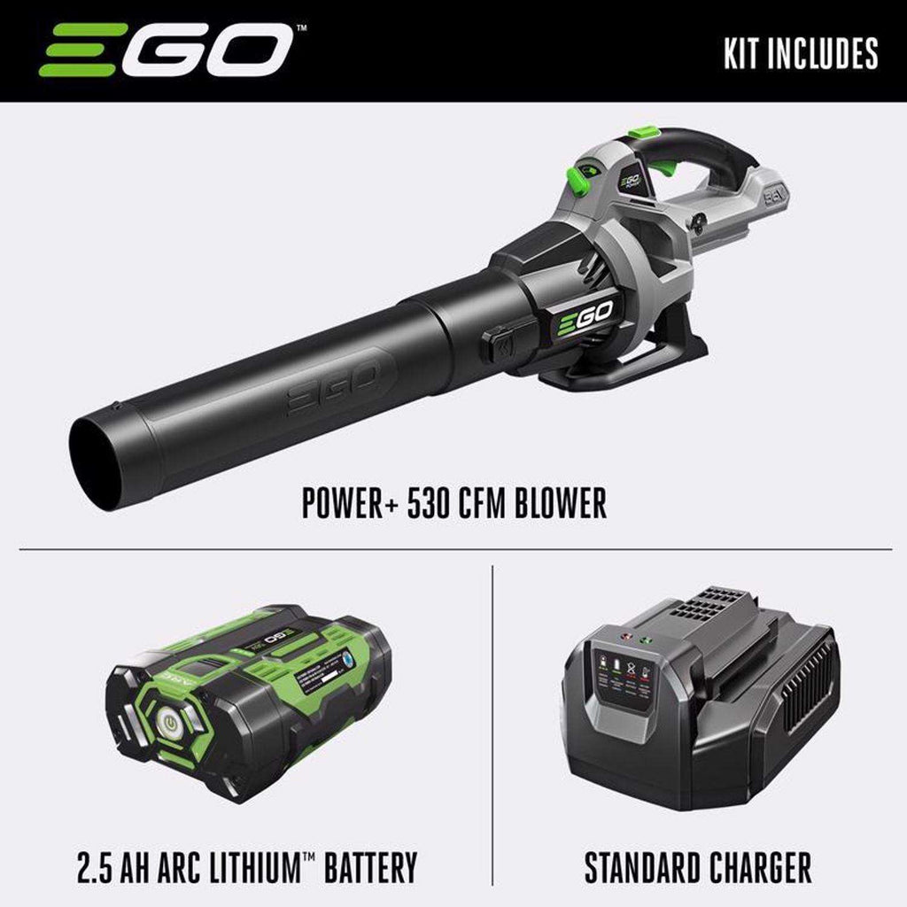  EGO Power+ LB5302 110 Mph 530 CFM 56 V Battery Handheld Leaf Blower Kit (Battery & Charger) W/ 2.5 AH BATTERY