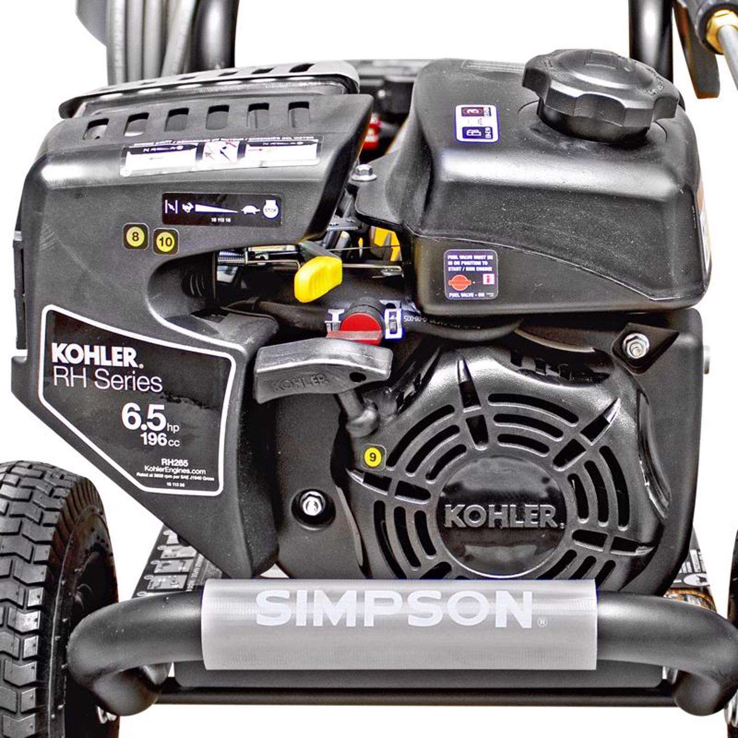  Simpson Megashot MS60763-S Kohler 3100 Psi Gas 2.4 Gpm Pressure Washer