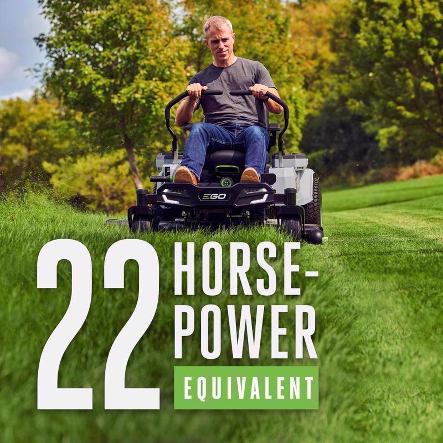  EGO Power+ Z6 ZT4204L 42 In. 56 V Battery Zero Turn Riding Mower Kit (Battery & Charger) W/ FOUR 10.0 AH BATTERIES