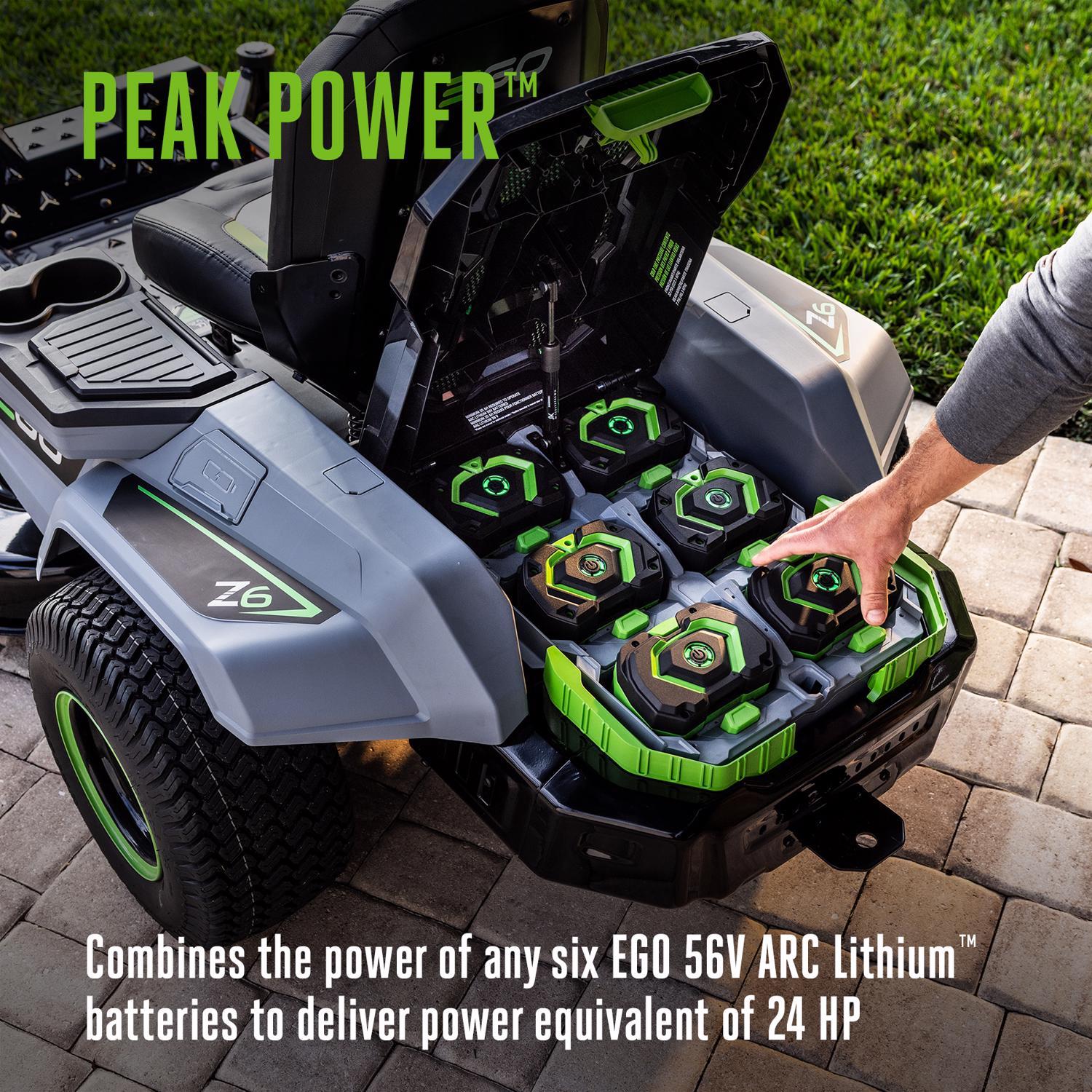  EGO POWER+ ZT4214L 42 In. 56 V Battery Zero Turn Riding Mower Kit (Battery & Charger)