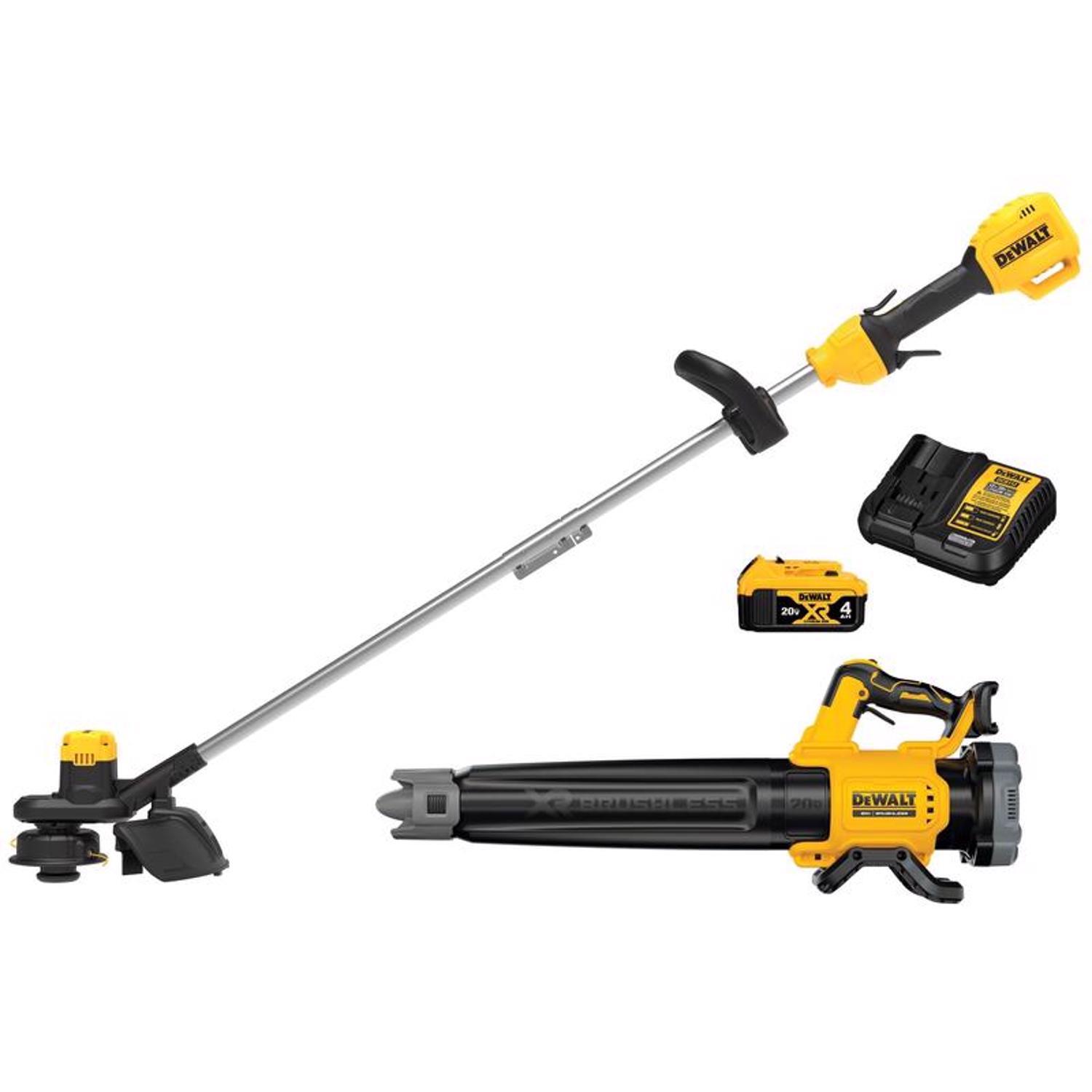  DeWalt 20V MAX DCKO215M1 13 In. 20 V Battery Blower/Trimmer Kit (Battery & Charger)
