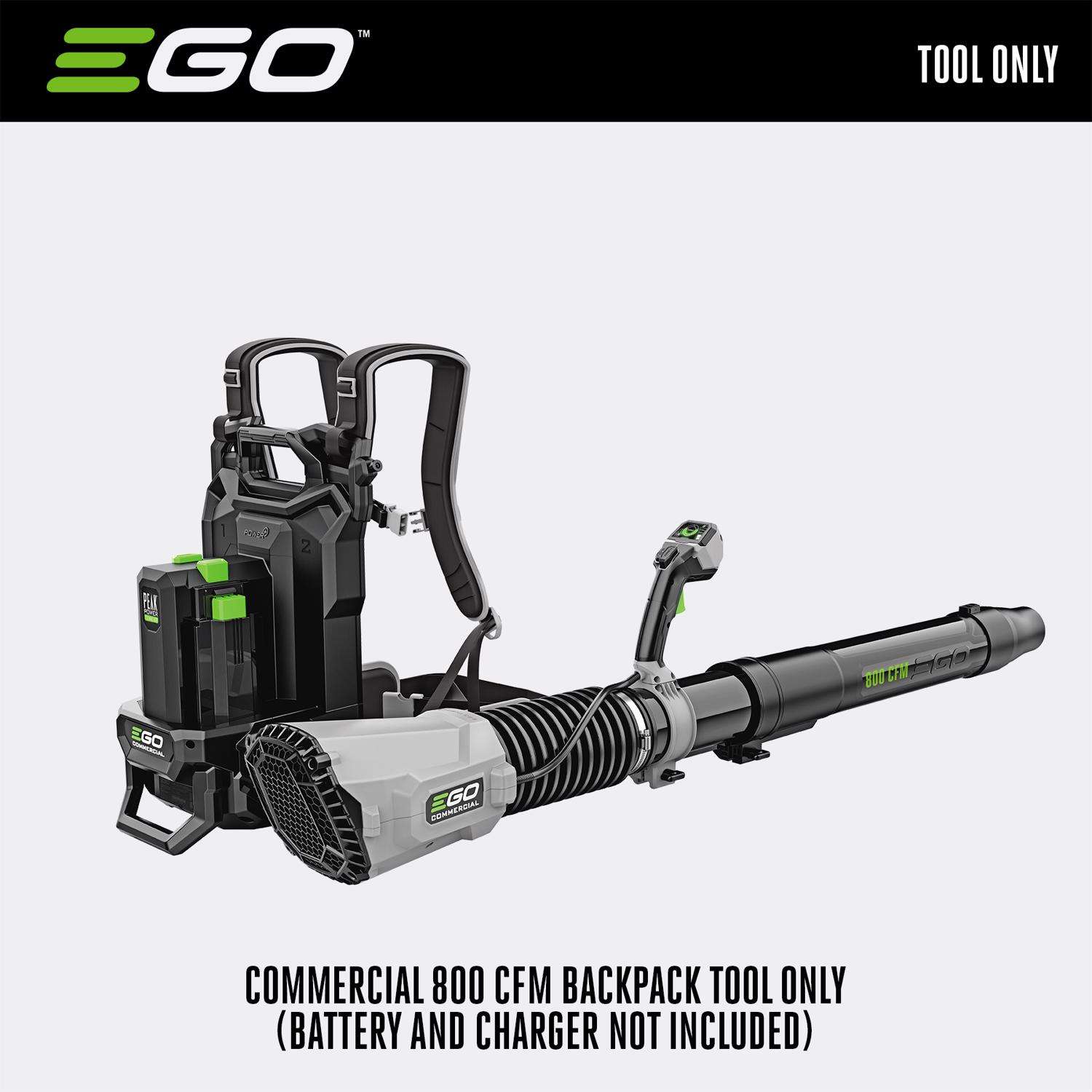  EGO LBPX8000 190 Mph 800 CFM 56 V Battery Backpack Blower Tool Only
