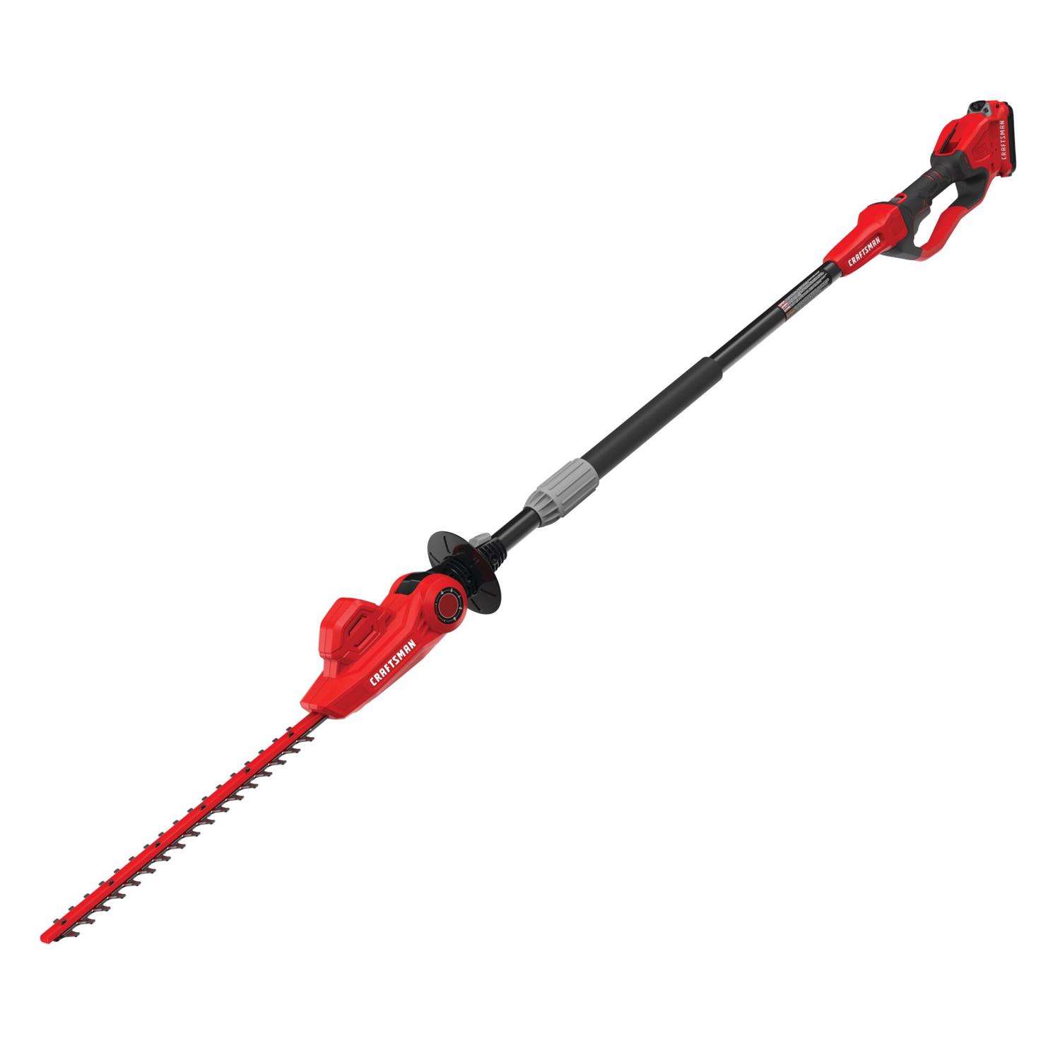 Craftsman 18 In. 20 V Battery Pole Hedge Trimmer Kit (Battery & Charger)
