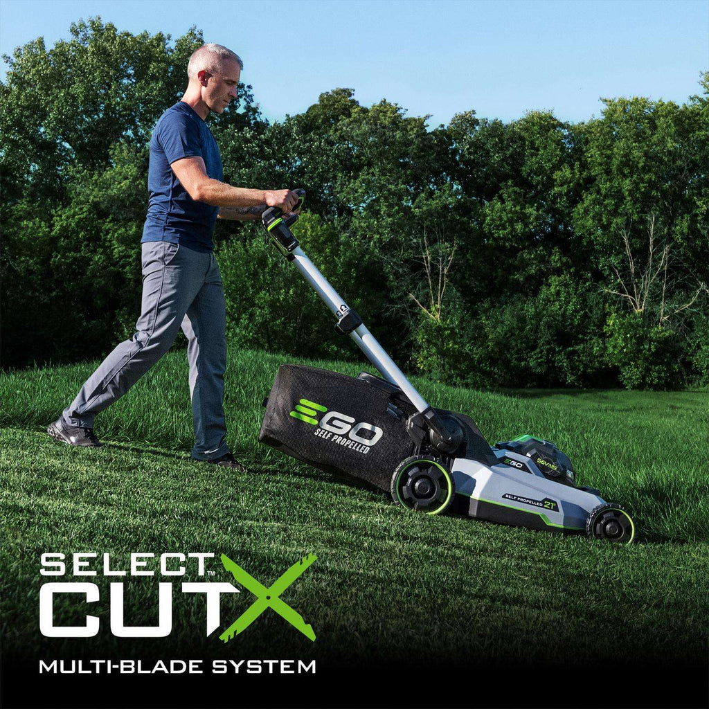  EGO Power+ LM2167SP 21 In. 56 V Battery Self-Propelled Lawn Mower Kit (Battery & Charger) W/ 12.0 AH BATTERY