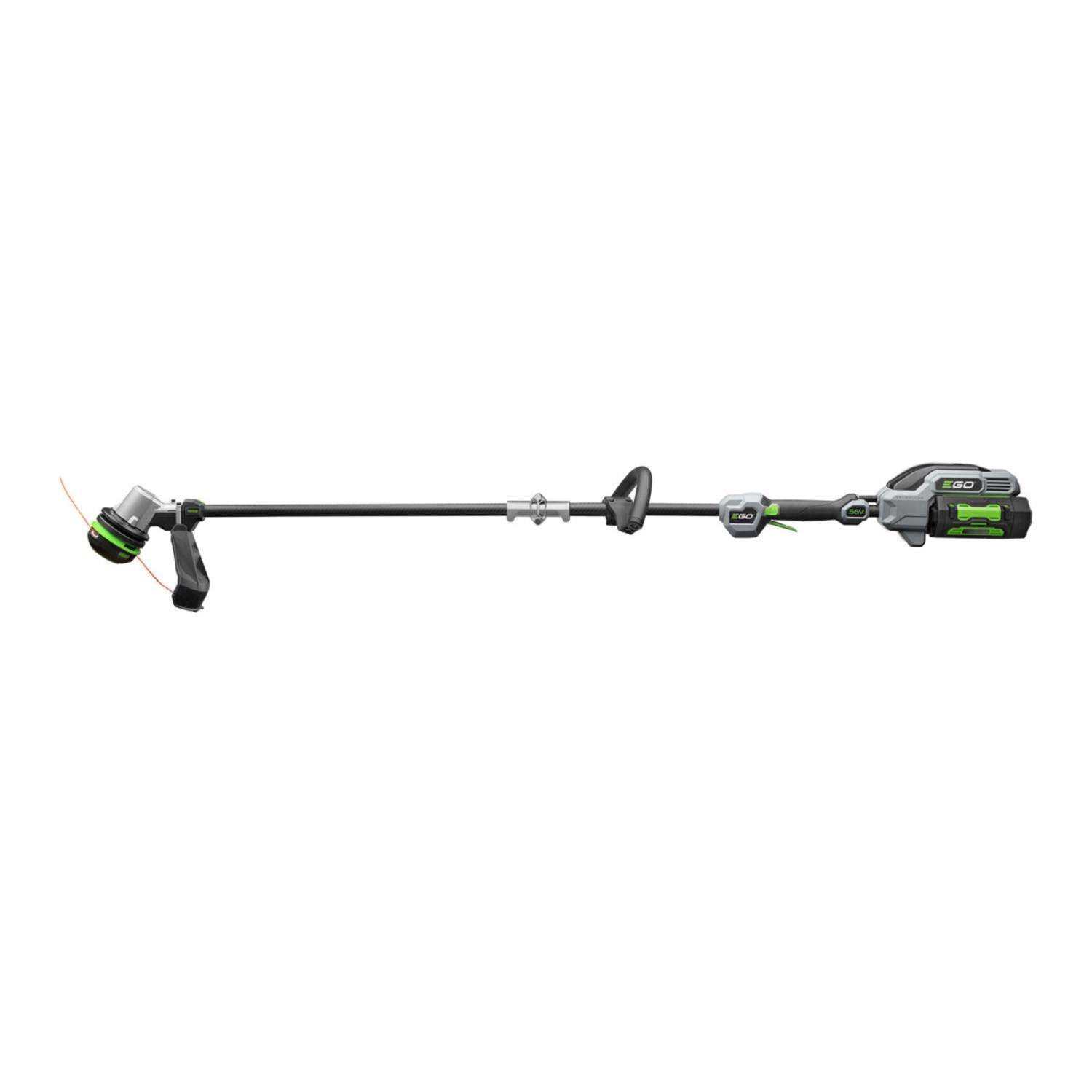  EGO Power+ Powerload ST1523S 15 In. 56 V Battery String Trimmer Kit (Battery & Charger) W/ CARBON FIBER SPLIT SHAFT & 4.0 AH BATTERY