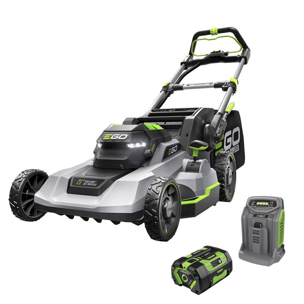  EGO Power+Touch Drive LM2125SP 21 In. 56 V Battery Self-Propelled Lawn Mower Kit (Battery & Charger) W/ 7.5 AH BATTERY