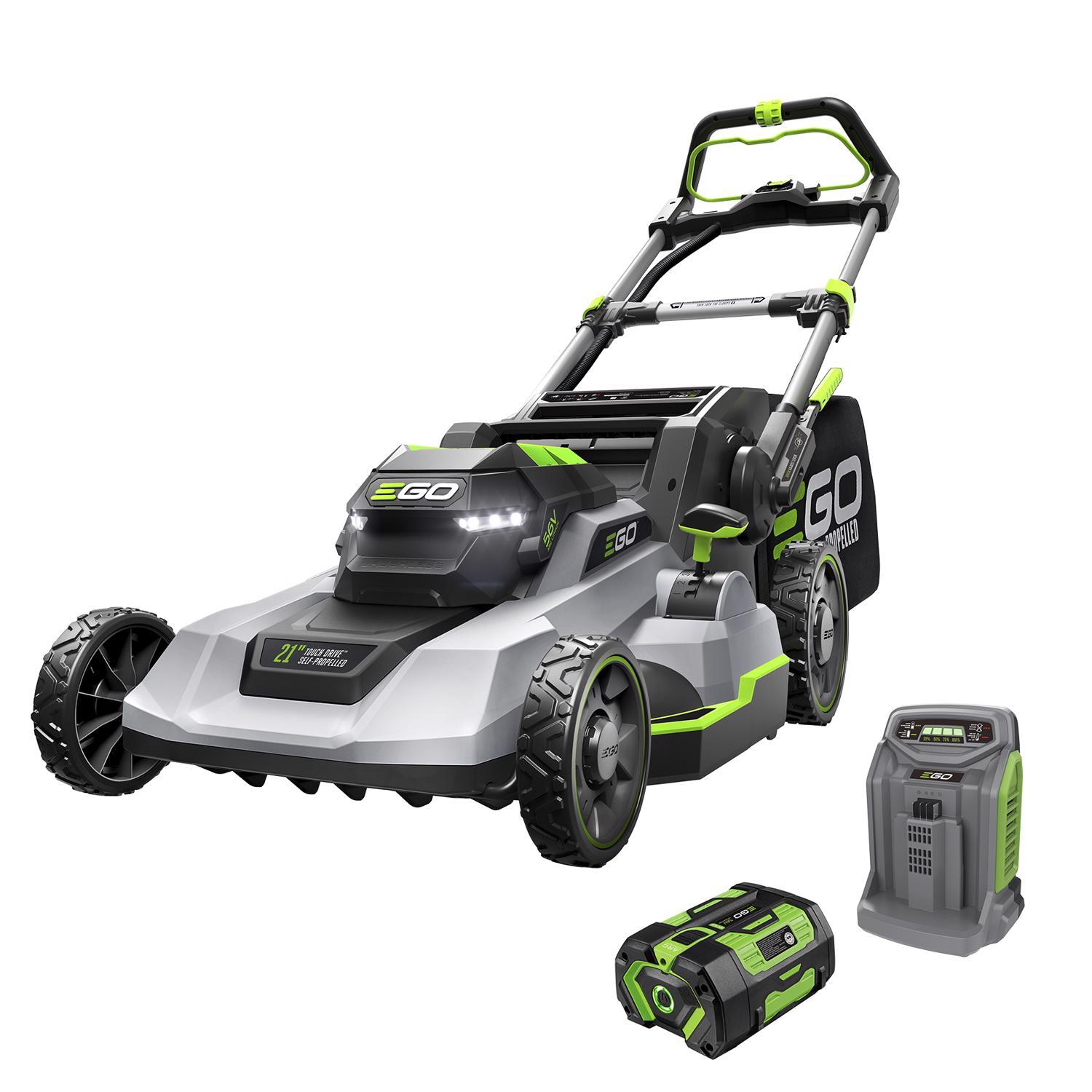  EGO Power+Touch Drive LM2125SP 21 In. 56 V Battery Self-Propelled Lawn Mower Kit (Battery & Charger) W/ 7.5 AH BATTERY