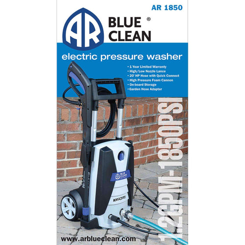  AR Blue Clean 1850 Psi Electric 1.3 Gpm Pressure Washer