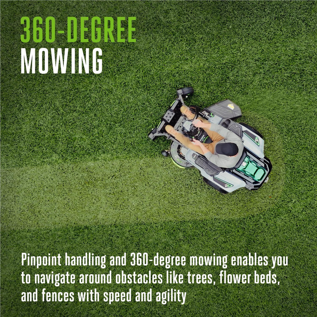  EGO POWER+ ZT5216L 52 In. 56 V Battery Zero Turn Riding Mower Kit (Battery & Charger)