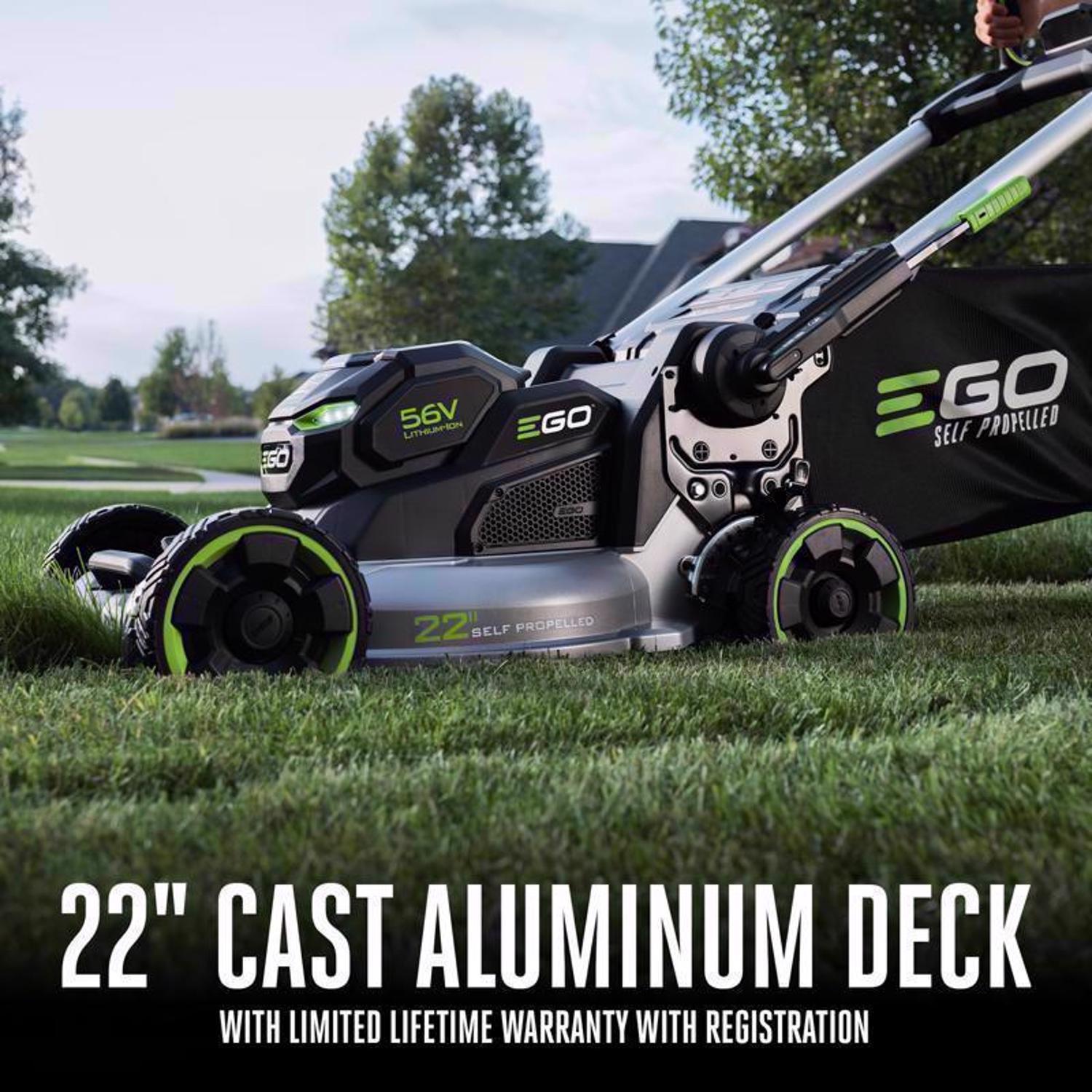  EGO Power+ 1100 Series LM2206SP 22 In. 56 V Battery Self-Propelled Lawn Mower Kit (Battery & Charger W/ 10.0AH BATTERY