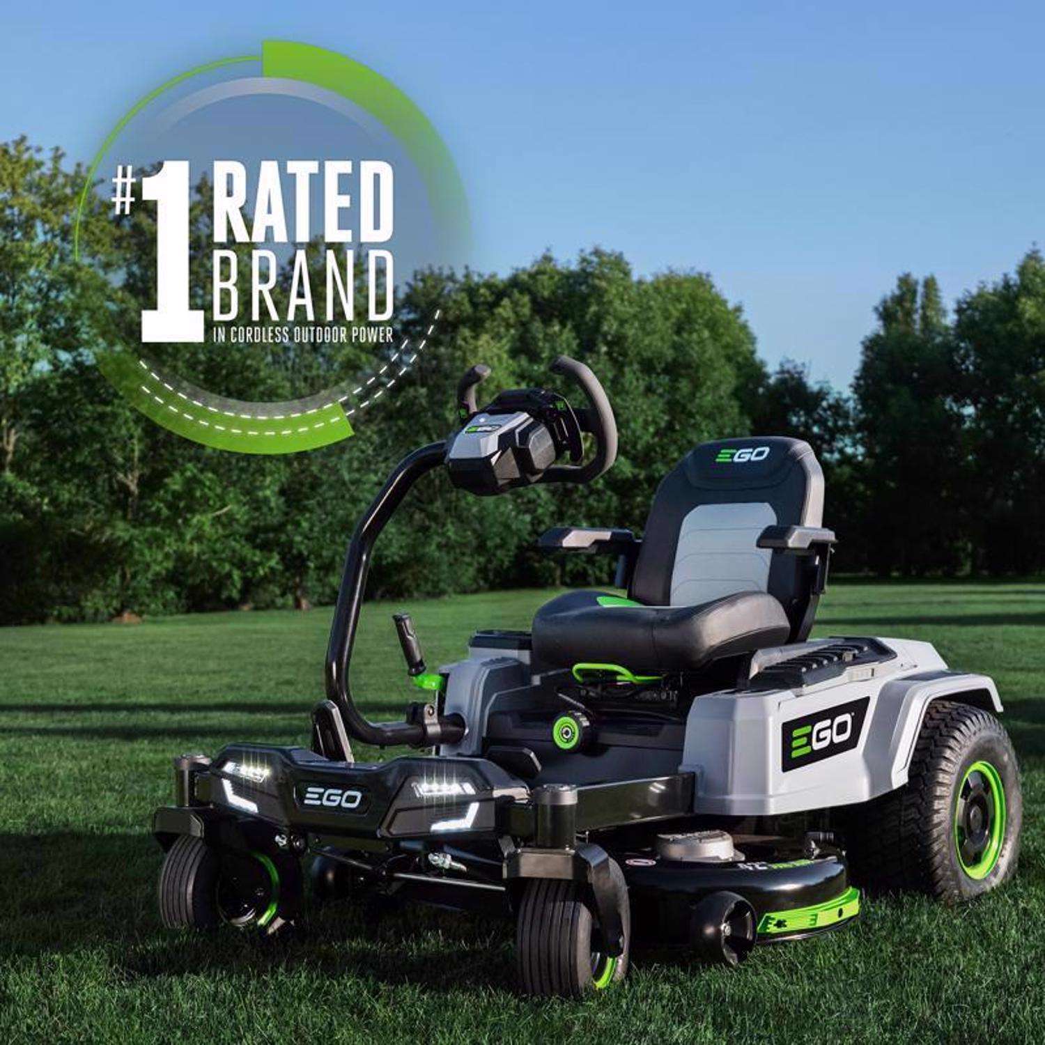  EGO Power+ Z6 ZT4205S 42 In. 56 V Battery Zero Turn Riding Mower Kit (Battery & Charger) W/ FOUR 12.0 AH BATTERIES