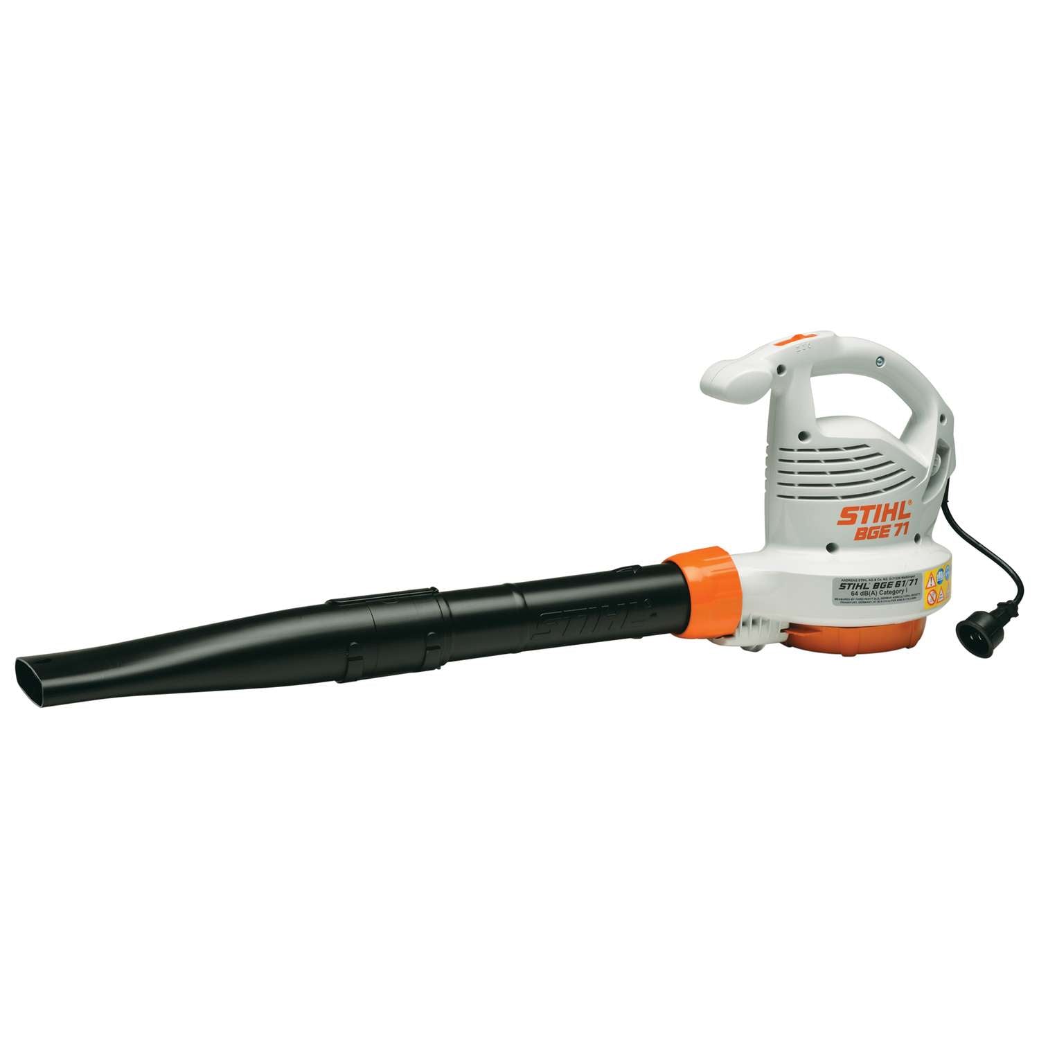  STIHL BGE 71 148 Mph 285 CFM 120 V Electric Handheld Leaf Blower