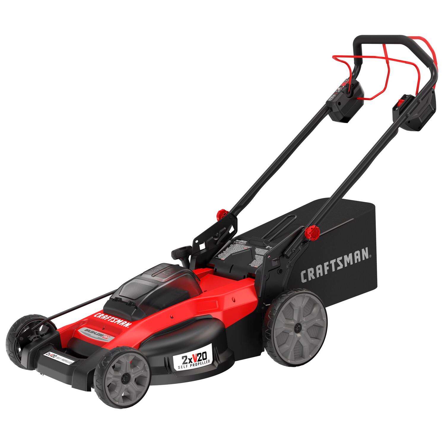  Craftsman 13 In. 20 V Battery Self-Propelled Lawn Mower Kit (Battery & Charger)