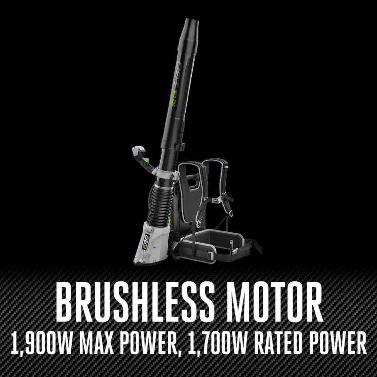  EGO Commercial LBPX8004-2 190 Mph 800 CFM 56 V Battery Backpack Leaf Blower Kit (Battery & Charger) W/ (2) 6AH BATTERIES