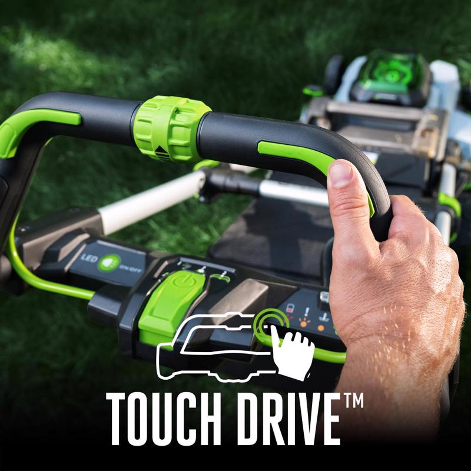  EGO Power+Touch Drive LM2125SP 21 In. 56 V Battery Self-Propelled Lawn Mower Kit (Battery & Charger) W/ 7.5 AH BATTERY