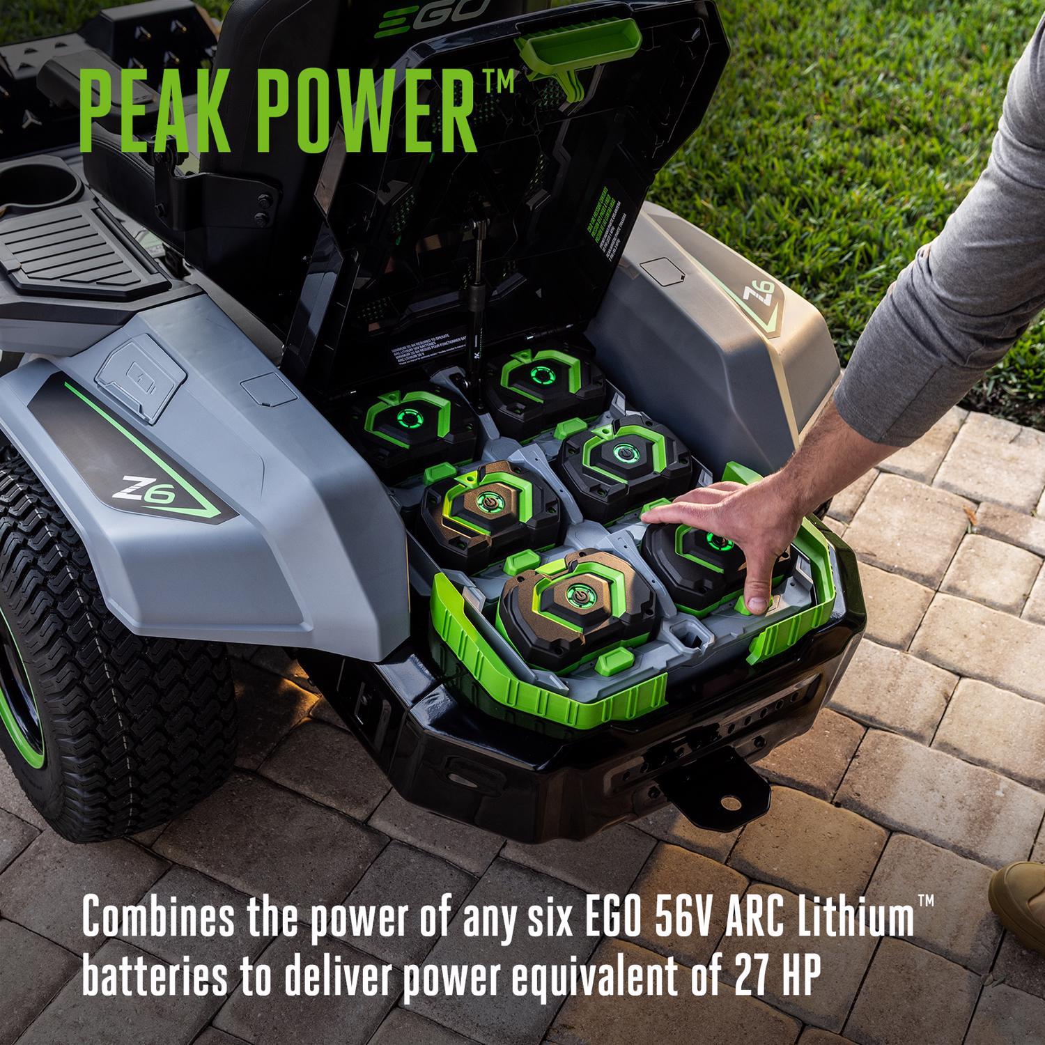  EGO POWER+ ZT5216L 52 In. 56 V Battery Zero Turn Riding Mower Kit (Battery & Charger)