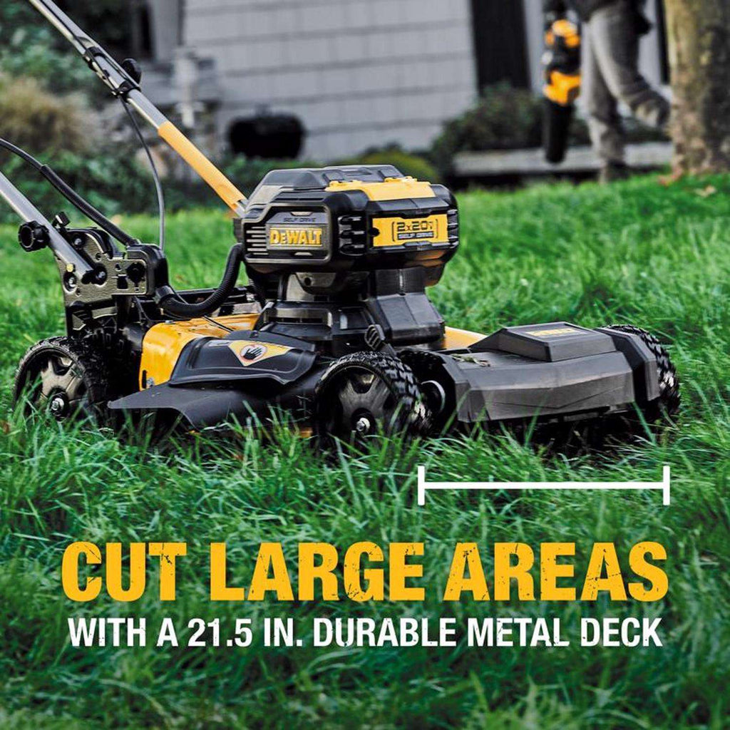  DeWalt 20V MAX DCMWSP244U2 21 In. 20 V Battery Self-Propelled Lawn Mower Kit (Battery & Charger)