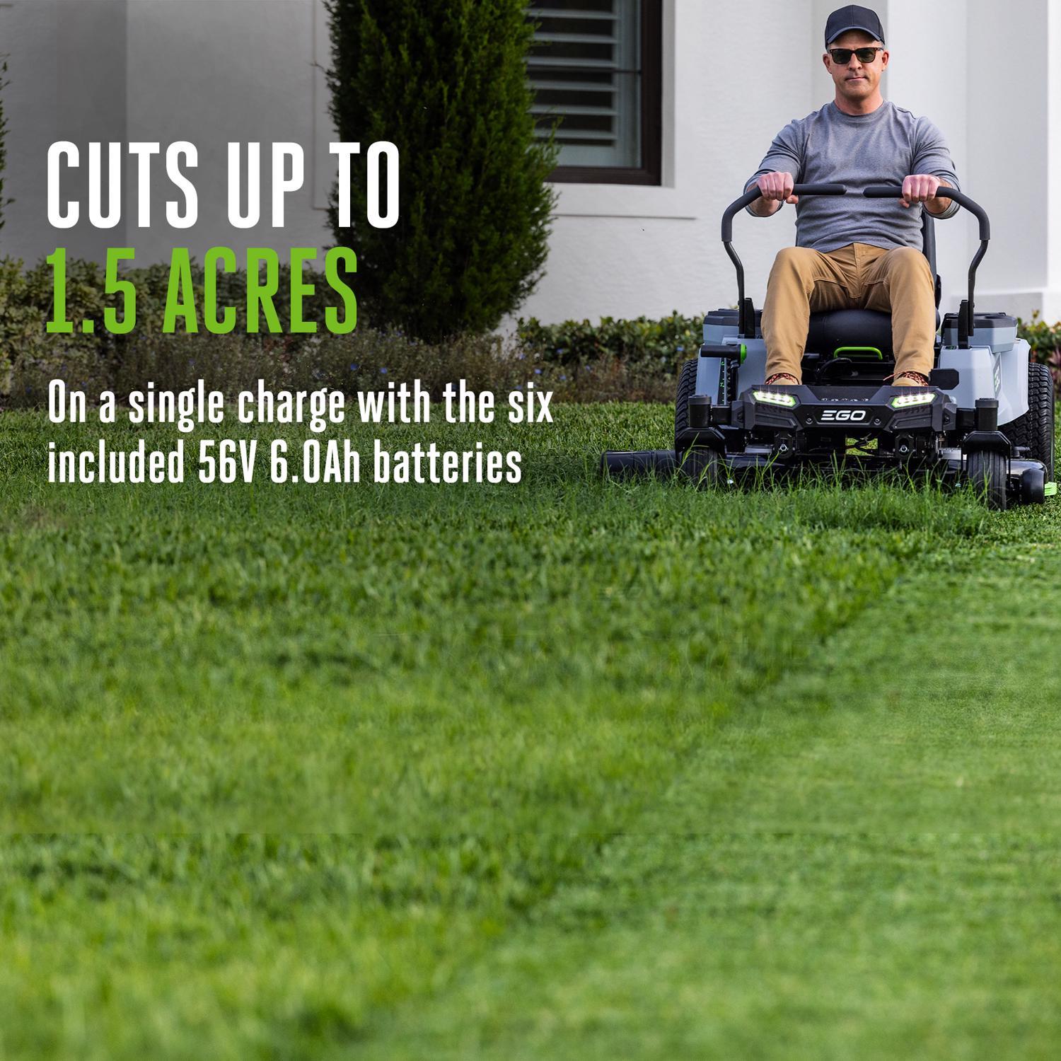  EGO POWER+ ZT4214L 42 In. 56 V Battery Zero Turn Riding Mower Kit (Battery & Charger)