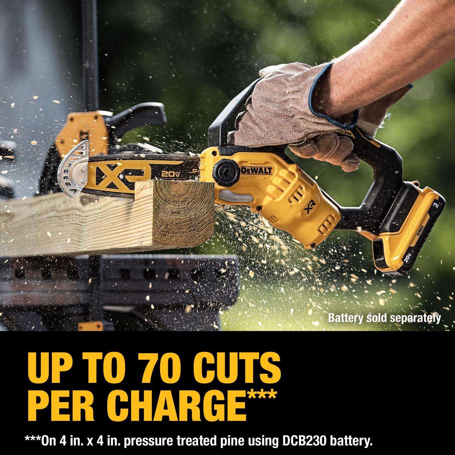  DeWalt 20V MAX DCCS623B 8 Battery Pruning Saw Tool Only
