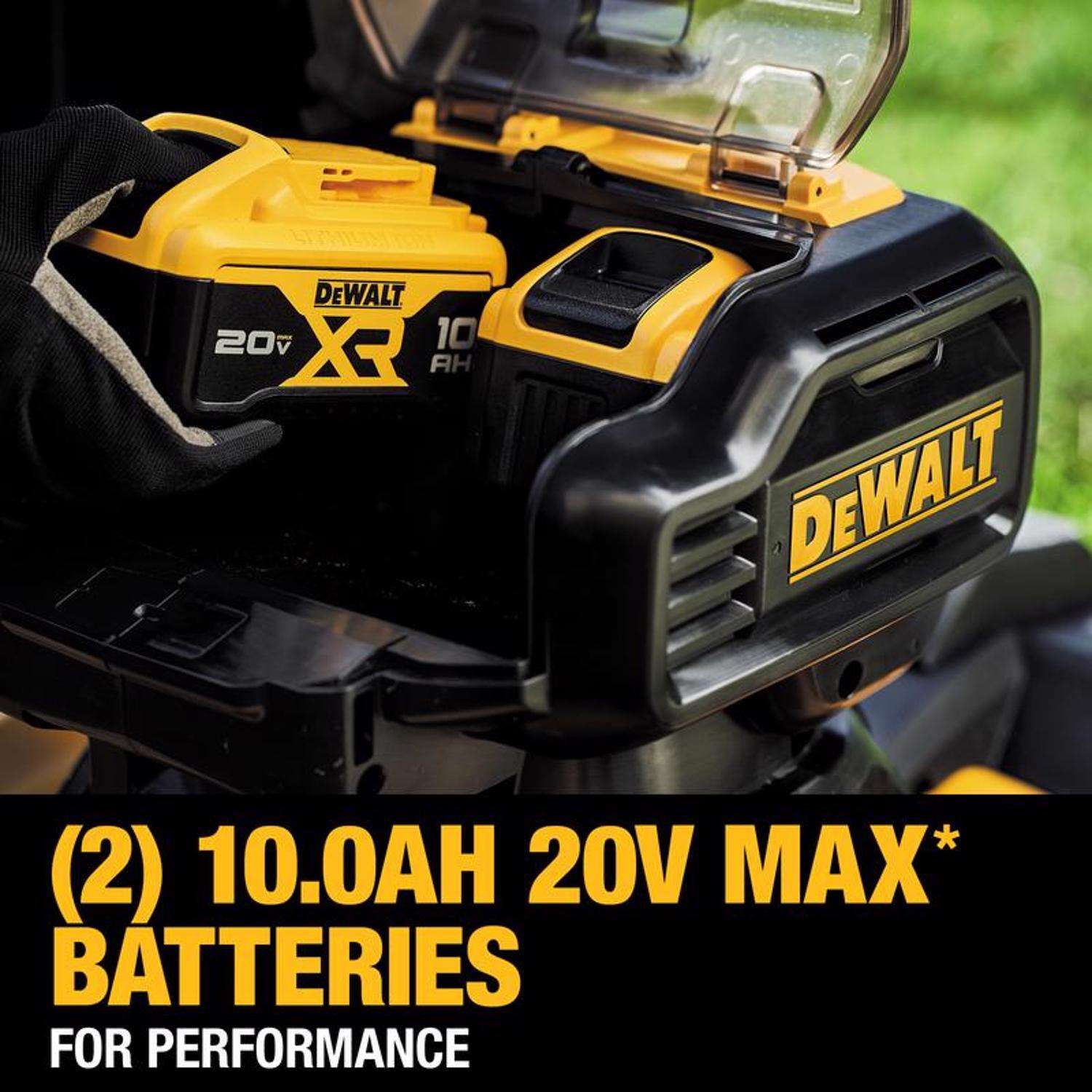  DeWalt 20V MAX DCMWSP244U2 21 In. 20 V Battery Self-Propelled Lawn Mower Kit (Battery & Charger)