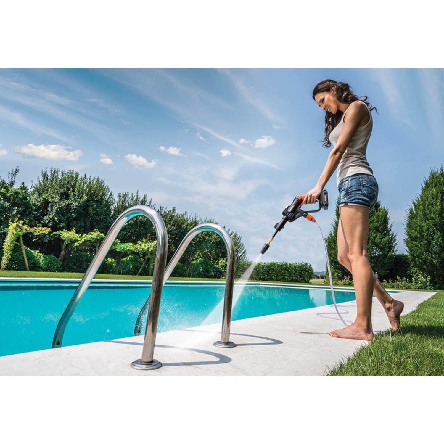  Worx Hydroshot 320 Psi Battery 0.5 Gpm Portable Power Cleaner