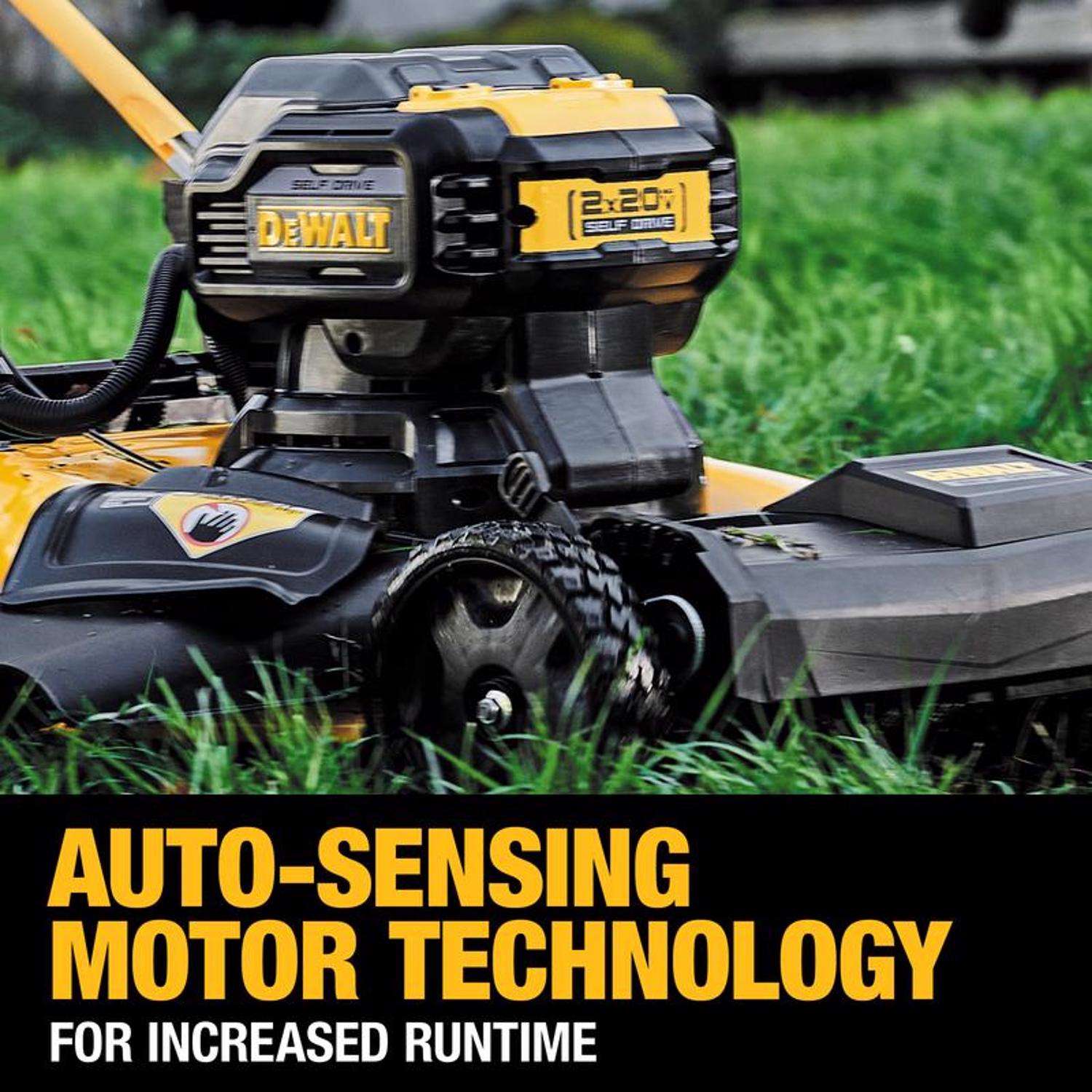  DeWalt 20V MAX DCMWSP244U2 21 In. 20 V Battery Self-Propelled Lawn Mower Kit (Battery & Charger)